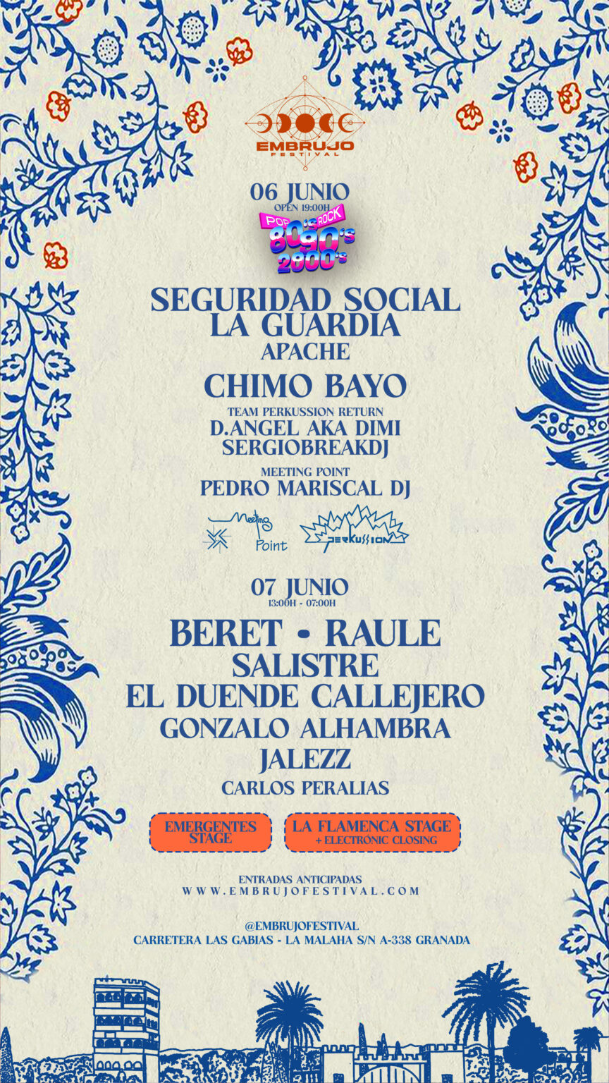line up embrujo festival 2025