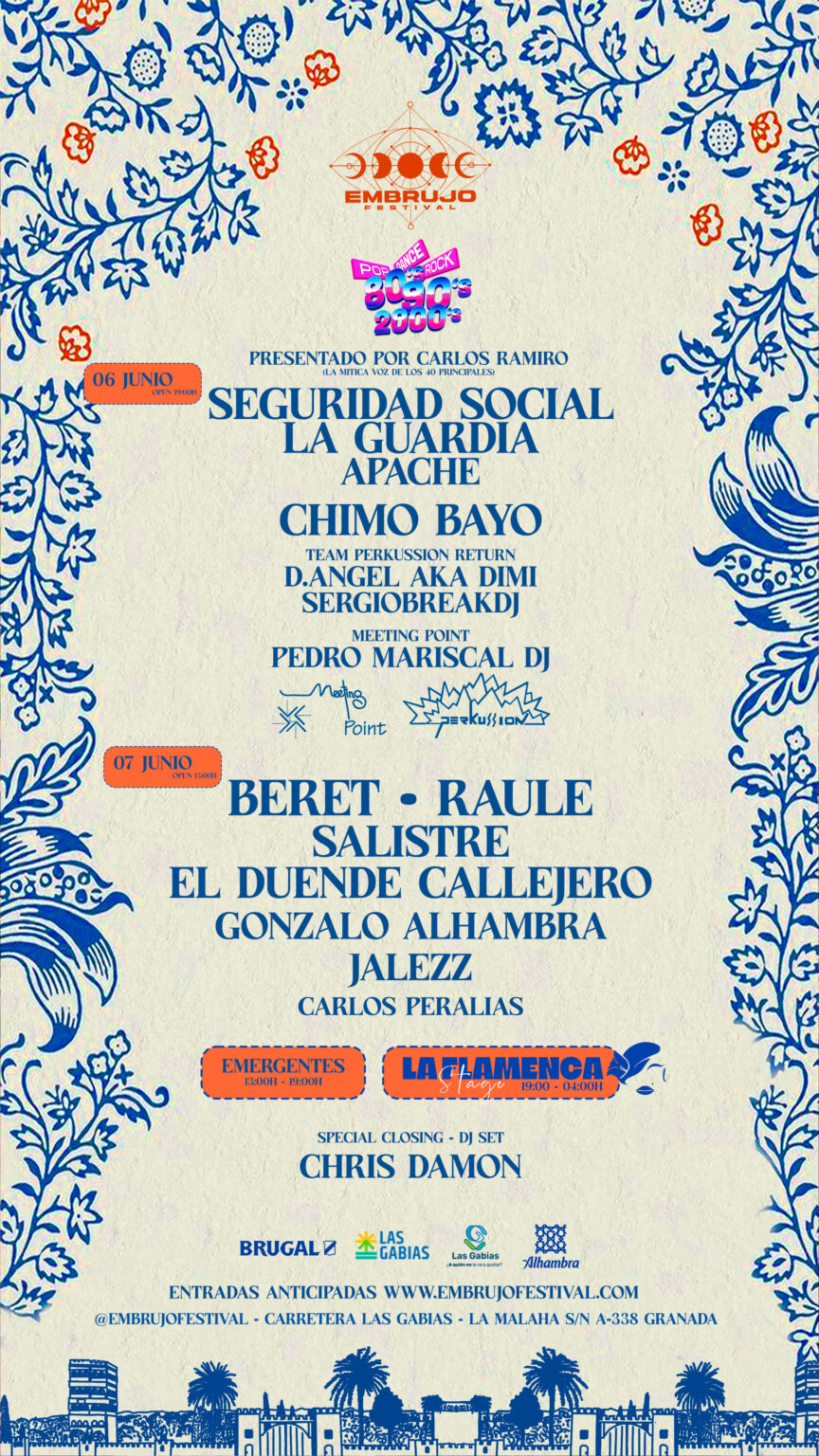 embrujo festival 2025 cartel completo