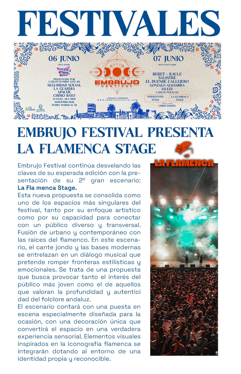 embrujo festival presenta la flamenca stage